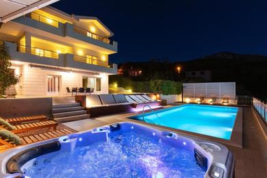 Villa Luxury Villa Lovric with private heated pool, Jacuzzi, Sauna and private tavern