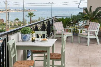 Апартаменты Unique Flat with Sea View at Edem Beach - A Seafront Property by Athenian Homes