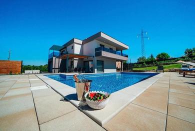 Villa Villa Viktoria with private pool, barbecue, gym, children's playground