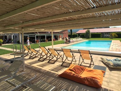 Holiday home Resort with pool, wellness area and air conditioning