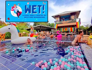 Хостел WET! a Pool Party Hostel by Wild & Wandering