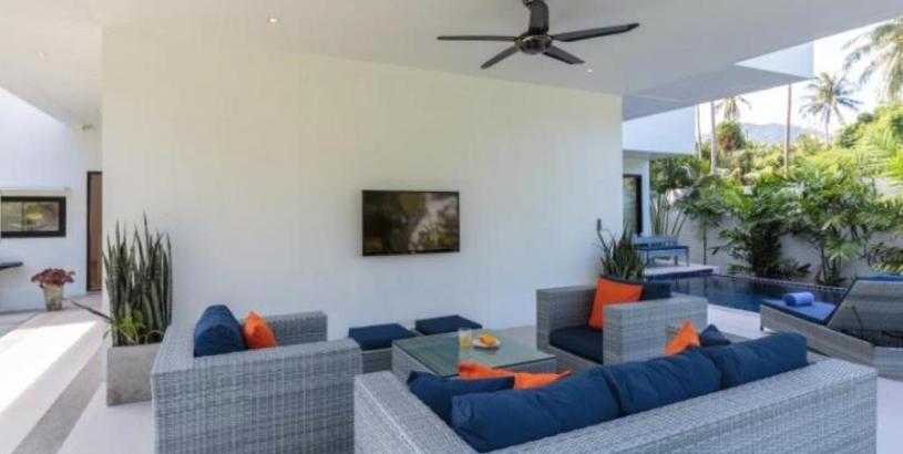  3 Bedroom Luxury 5 Star Villa 5 minutes walk to beach SDV240-By Samui Dream Villas