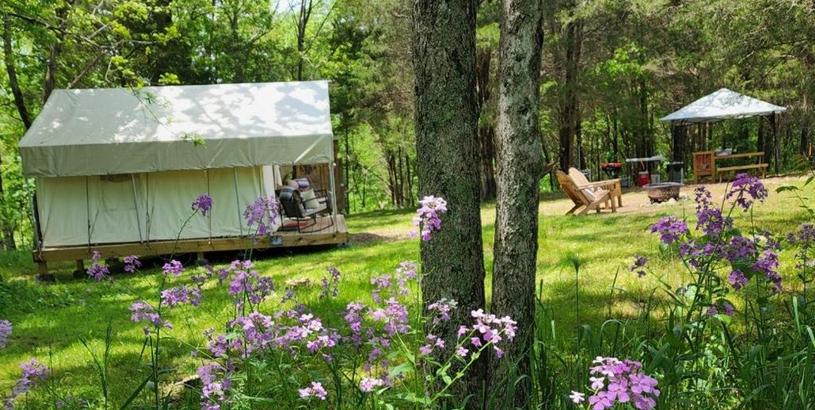 Luxury tent Tentrr Signature Site - Wineberry at Evensong Farm