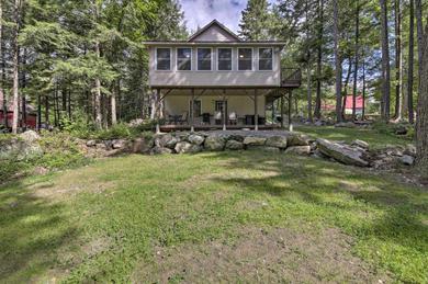 Дом отдыха Waterfront Sebec Lake Home with Yard and Fire Pit