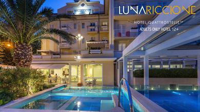 Отель Hotel Luna Riccione e Aqua Spa Only Adults +12