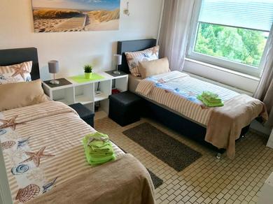 Apartments Gästewohnung Seeblick mit Balkon in Salzgitter Thiede mit Küche und Bad , schnelles Internet