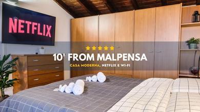 Apartments [10' from Malpensa] Casa Moderna, Netflix & WI-FI