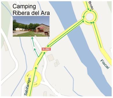 Campsite Camping Ribera del Ara