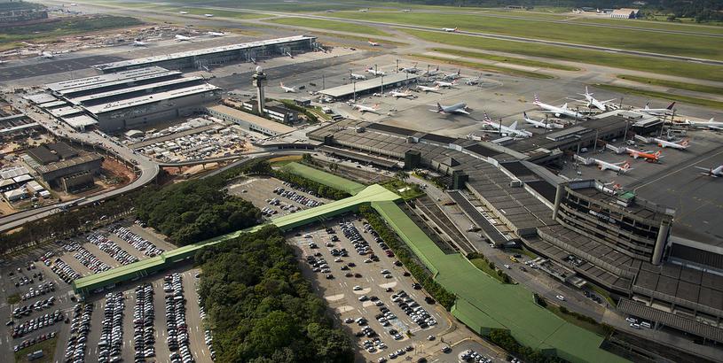 Аэропорт Гуарульос (GRU), Сан-Паулу, Бразилия
