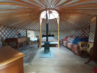 Luxury tent Oakdean Cottage Yurt