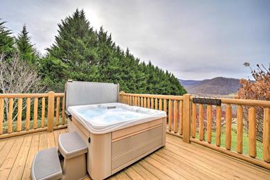 Дом отдыха Serene Canton Escape with Hot Tub and Mtn Views!