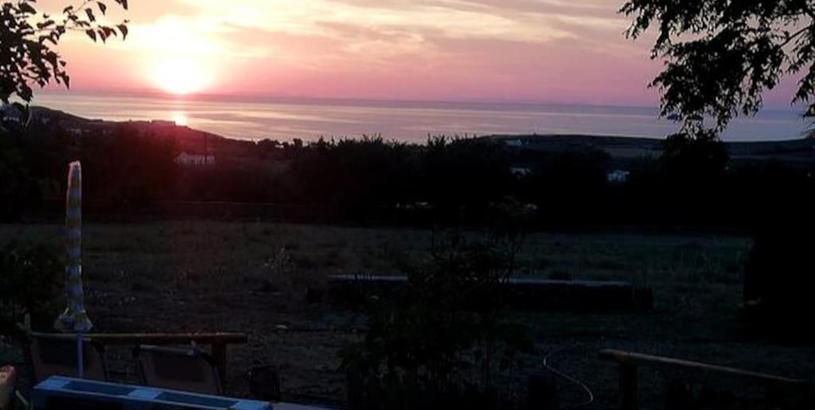 Villa Paros Home Aspries with stunning sunset sea view
