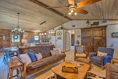 Holiday home Chic Lakefront Cabin with Dock and Bluff Creek Views!