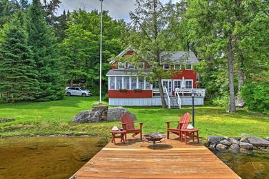 Holiday home Authentic 1912 Adirondack Lake Camp with Fire Pit