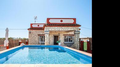 Villa Casa de piedra fantástica piscina y relax