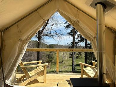 Luxury tent Tentrr Signature Site - The Meadow at Barnahill Farm Site A
