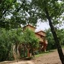 Кемпинг Cabane Château dans les arbres avec spa privatif- Messilhac