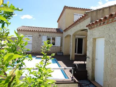 Villa de 2 chambres avec piscine privee jardin clos et wifi a Florensac