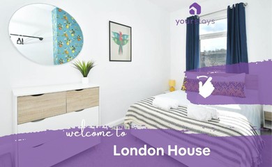 Дом отдыха Modern 5 bed house super for Groups, with private parking in the City Centre, BOOK NOW!