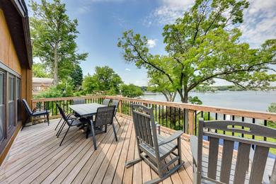 Hotel Waterfront Fox Lake Vacation Rental with Fire Pit!