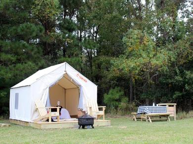 Люкс-шатер Tentrr State Park Site - Fontainebleau State Park Site B
