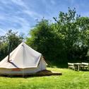 Luxury tent Cotswolds Camping at Holycombe