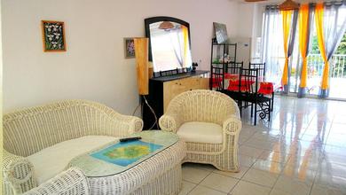 Appartement de 2 chambres avec vue sur la mer piscine partagee et terrasse amenagee a Saint Paul a 7 km de la plage