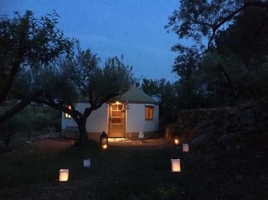 Luxury tent Yurta Mongola Delta del Ebro