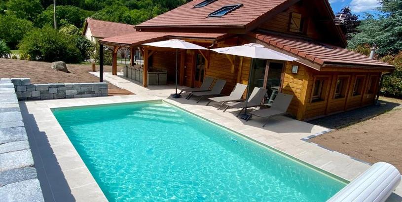 Шале Gîte Chalet avec bain nordique et piscine 11 pers Hautes Vosges