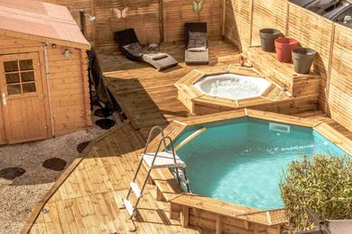 Вилла Villa de 2 chambres avec piscine privee sauna et jardin clos a Audincourt