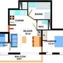 Apartments Appartement Aussois, 2 pièces, 6 personnes - FR-1-508-239