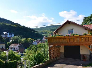 Дом отдыха Meadow View Cottage in Winterstein Thuringia near Ski Area