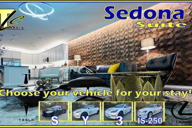 Дом отдыха Sedona Drive a TESLA during your all-inclusive stay!
