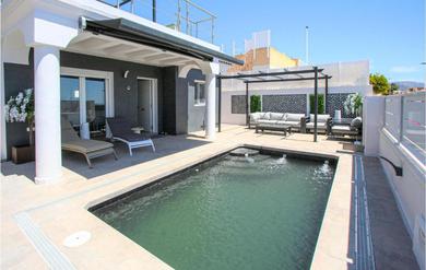 Дом отдыха Stunning home in Puerto de Mazarrn with 3 Bedrooms, Outdoor swimming pool and Swimming pool