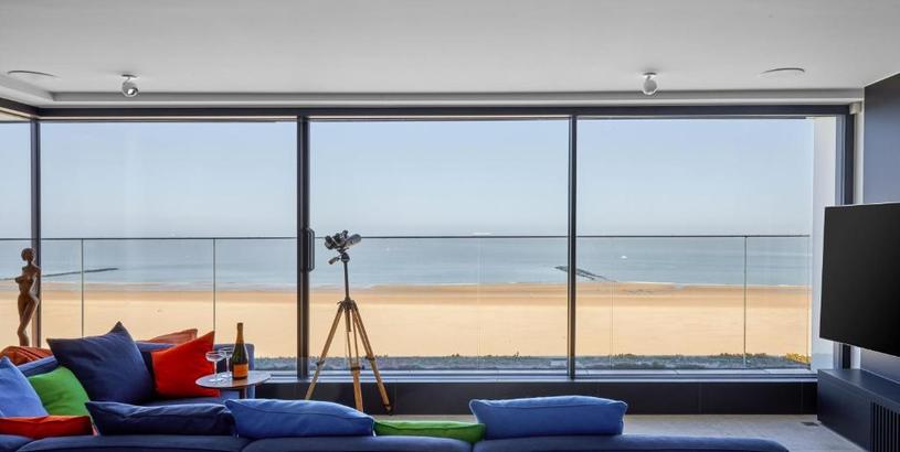 Апартаменты Fabulous duplex with stunning sea view -Knokke