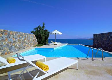 Вилла Luxury Crete Villa Sea View Villa Private Pool Ocean Front 3 BDR Nikolaos