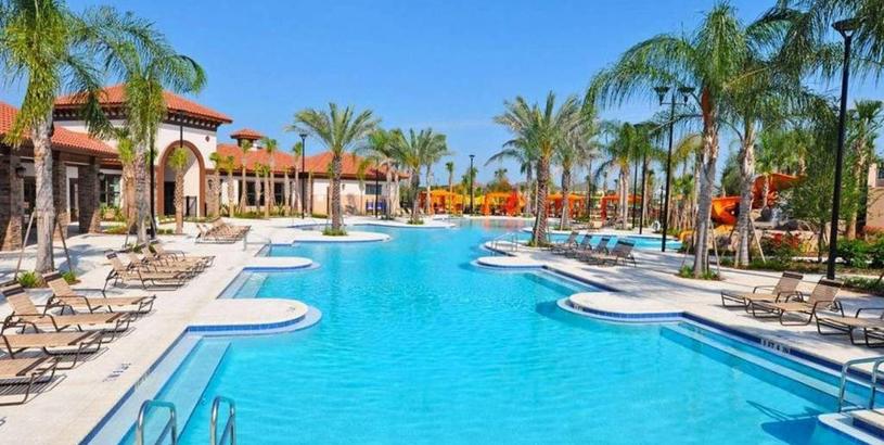 Дом отдыха 5356 Water Park Solterra Resort 5bed house - 10 minutes from Disney