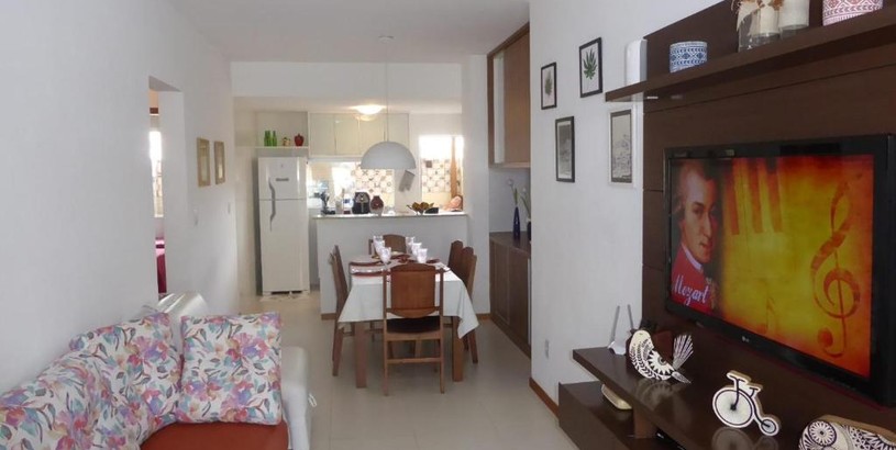 Апартаменты Soft Guarajuba -Lindo Village Residencial amplo 2 quartos com suite e varanda no Térreo