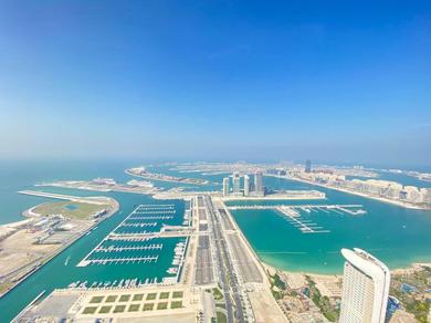 Lux BnB Princess Tower Duplex Ocean & Palm Views