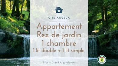 Apartments GITE ANGELA - APPARTEMENT EN REZ DE JARDIN