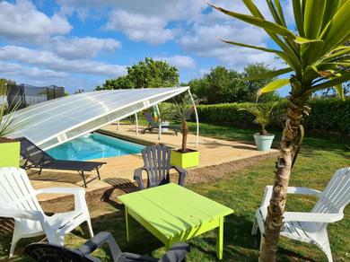 Вилла Villa de 3 chambres a Plougonvelin a 900 m de la plage avec vue sur la mer piscine privee et jardin amenage