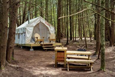 Люкс-шатер Tentrr Signature Site - Purple Haze at the Tentrr Catskill Retreat - Single Camp
