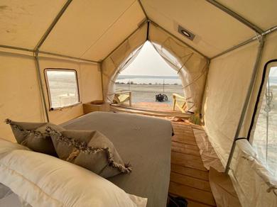Люкс-шатер Tentrr Signature Site - Lakeview desert oasis- Soda Lake waterfront 1
