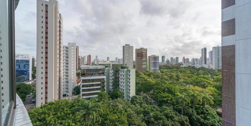Апартаменты Ótimo Flat Bairro da Jaqueira Recife até 3 pessoas O Bairro mais Verde da Cidade PBO902