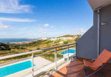 Ruime rustige villa met uitzicht Nazaré en zwembad