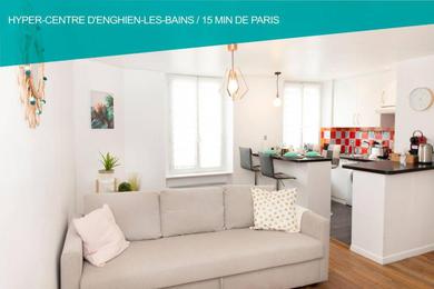 Апартаменты Cœur de ville Enghien les Bains - 2 pièces Lumineux et Chaleureux - 15 min de Paris
