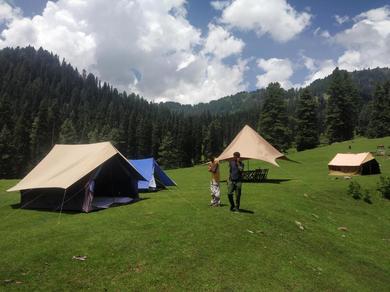 Campsite Travellers Trekking Kashmir