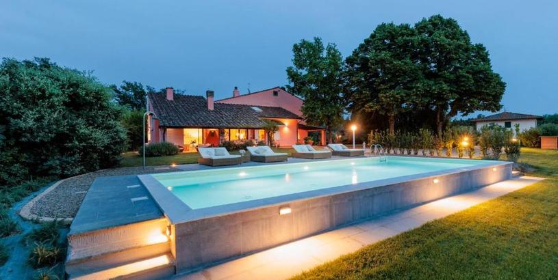 Вилла Cà Uvenere, Modern Farmhouse with Pool