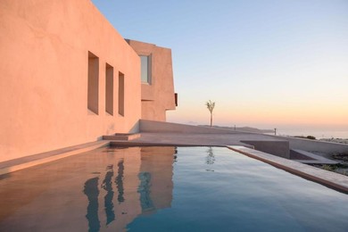 Отель Magical Santorini Villa 3 Bedrooms Royal Solstice Retreat Private Pool and Sunset View Pyrgos