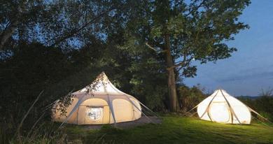 Дом отдыха Lovely 6 person Lotus Belle Tents The Wye Valley